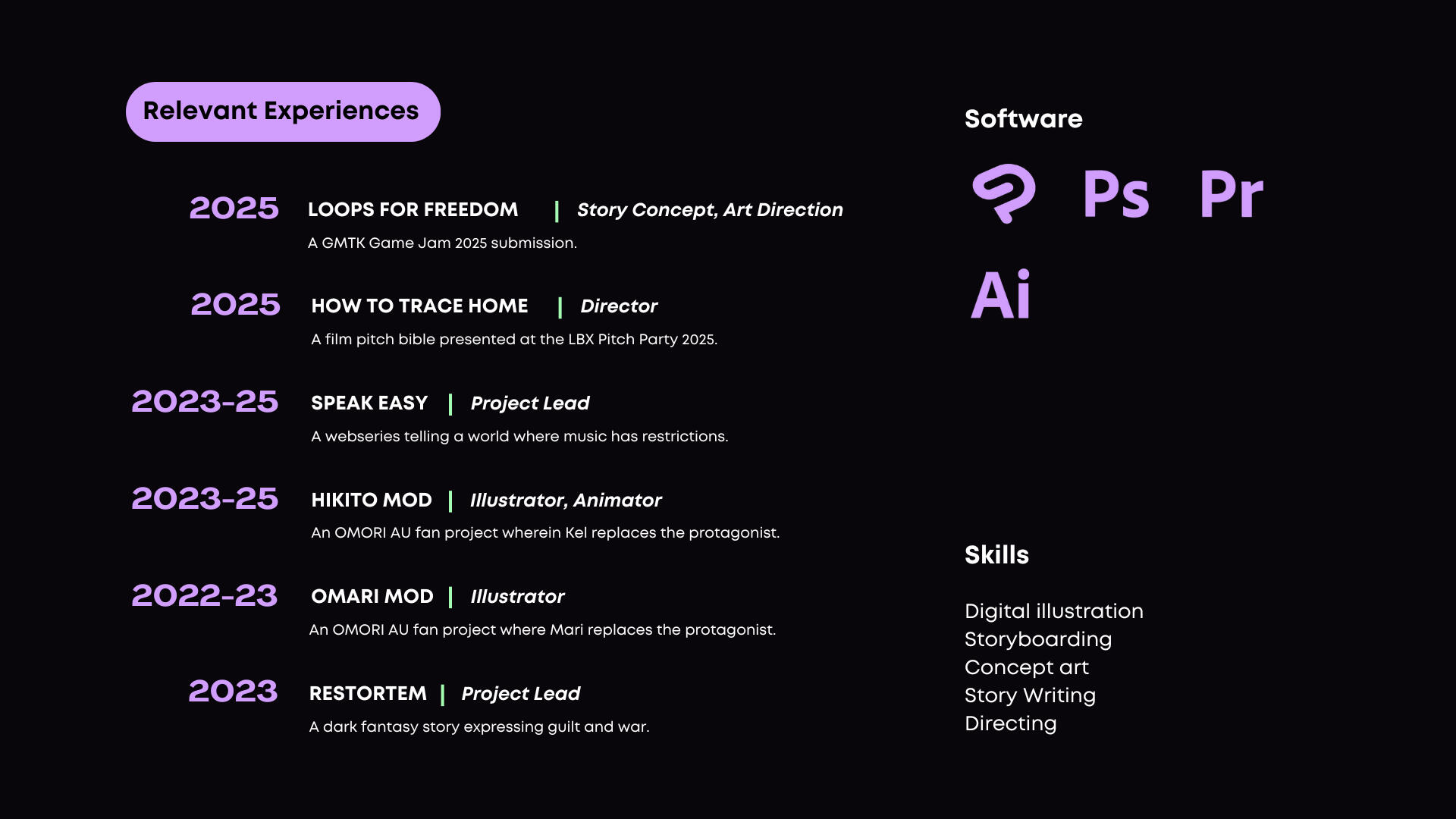 defjeep Relevant Experiences